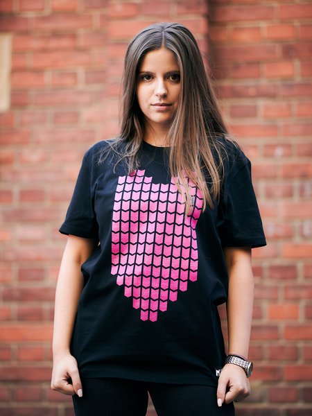 T-Shirt Heart from Alexa, Black