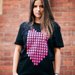 T-Shirt Heart from Alexa, Black